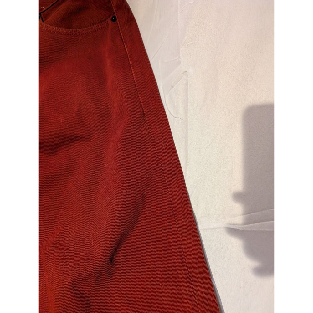 Levi Strauss 501xx Red 40×32 Denim Jeans Men`s Size Straight Leg - Picture 3 of 9
